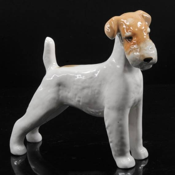 Tượng sứ “Bộ lông của Terrier”