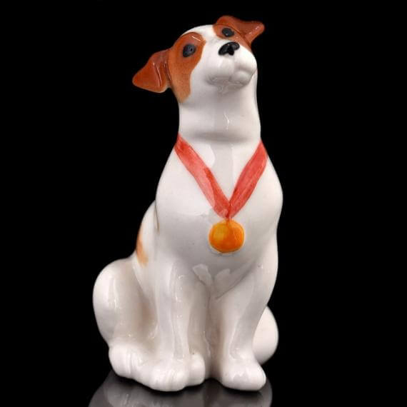 Tượng sứ “Jack Russell Terrier Leo”