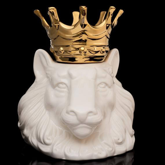 Decorative cache-pot “Lion”