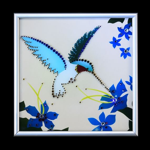 “Hummingbird” – Tranh pha lê Swarovski cao cấp của Nga